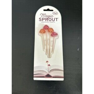 Mini Mushroom Bookmarks Set Genuine Fred Magic Sprout Sizes Colors
